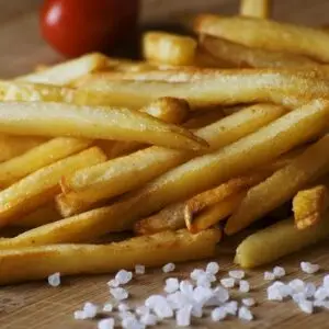 Honey Wings with Fries